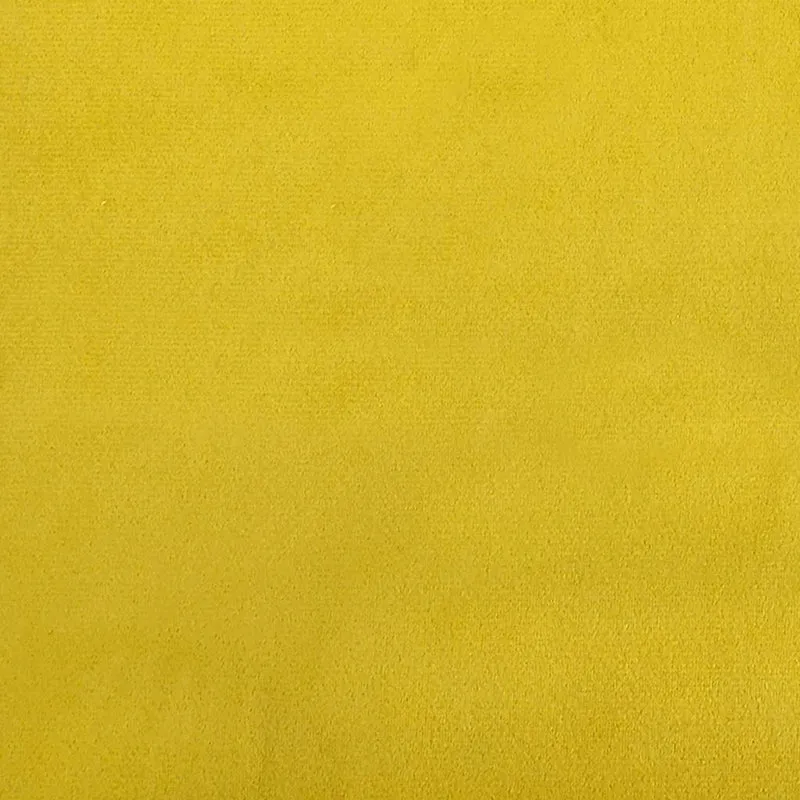 Fauteuil à bascule d'allaitement rembourré relax pour salon en velours jaune moutarde DEC029014