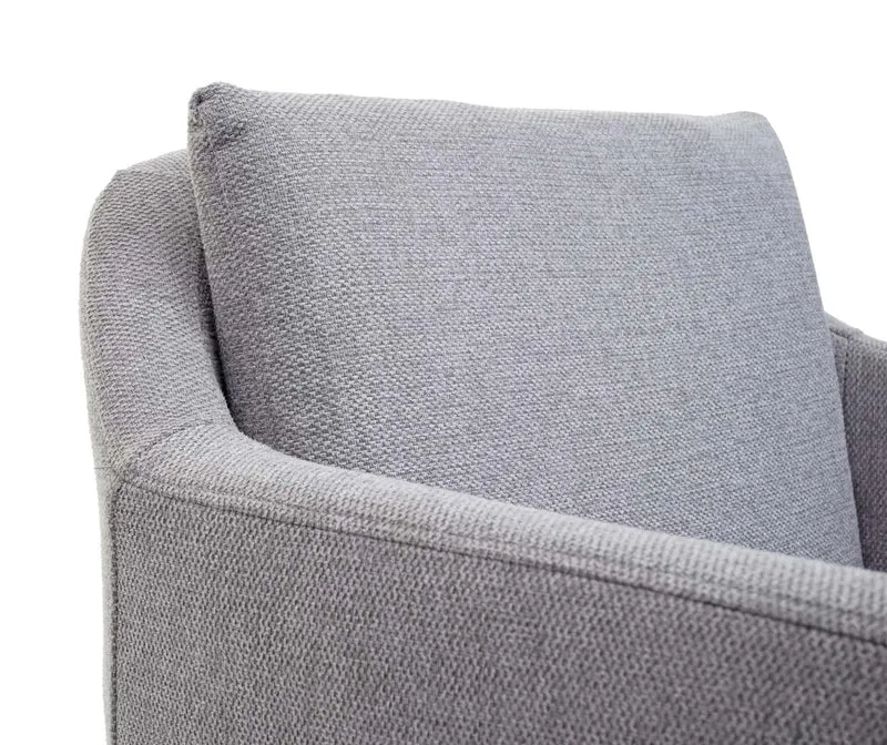 2x chaises de salle à manger cuisineen tissu gris pieds en métal design moderne 04_0000419
