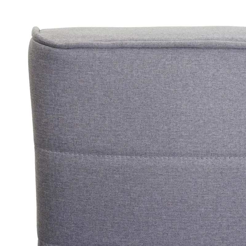 Canapé-lit d'invité convertible fonction couchage tissu gris 04_0001620