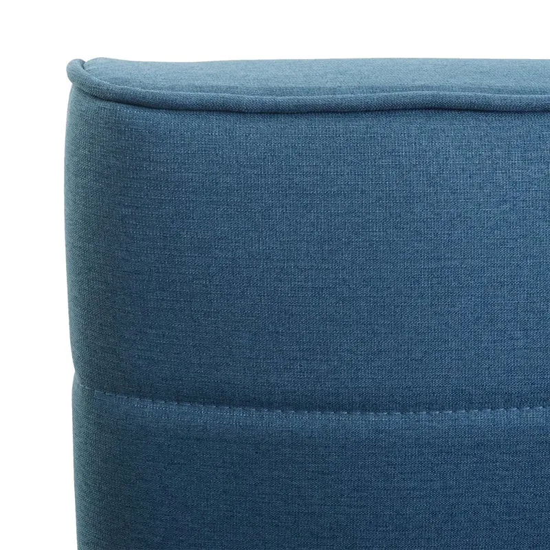 Canapé-lit d'invité convertible fonction couchage tissu bleu 04_0001619
