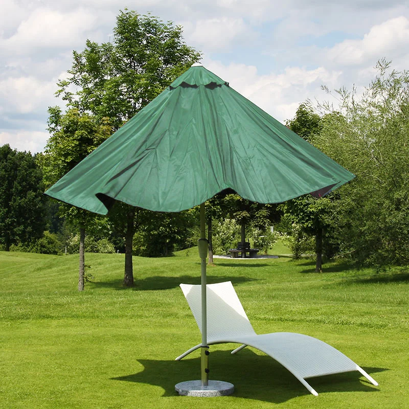 Parasol de jardin Ø 2,7m inclinable polyester/aluminium 5kg vert 04_0003878