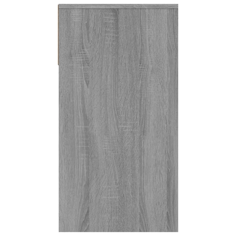 Table console avec deux tiroirs de rangement 100 x 39 x 75 cm bois d'ingénierie gris DEC031225