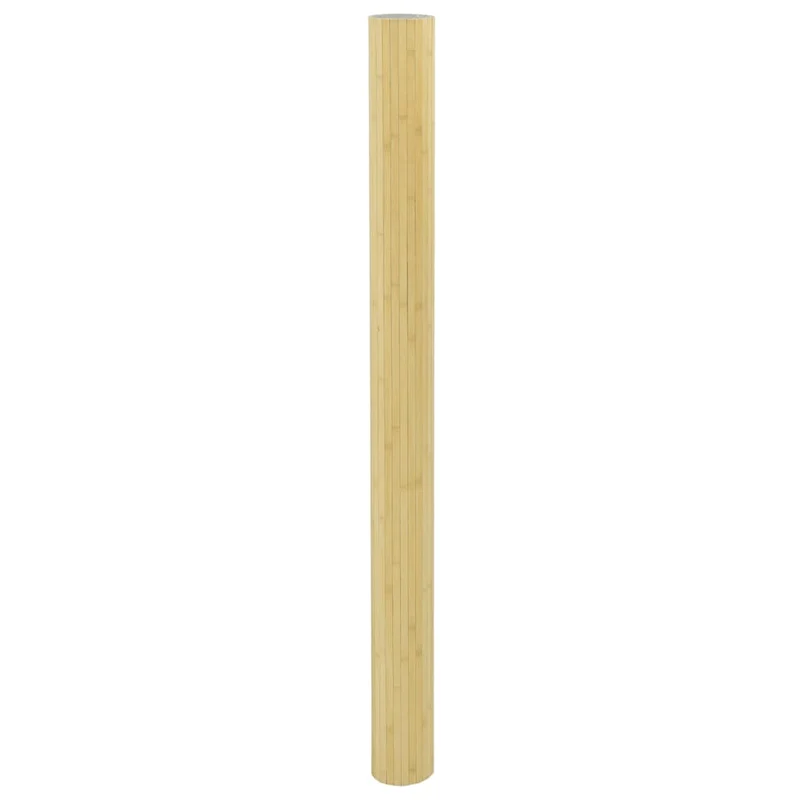 Paravent séparateur de pièce cloison 165 x 400 cm bambou beige DEC031158