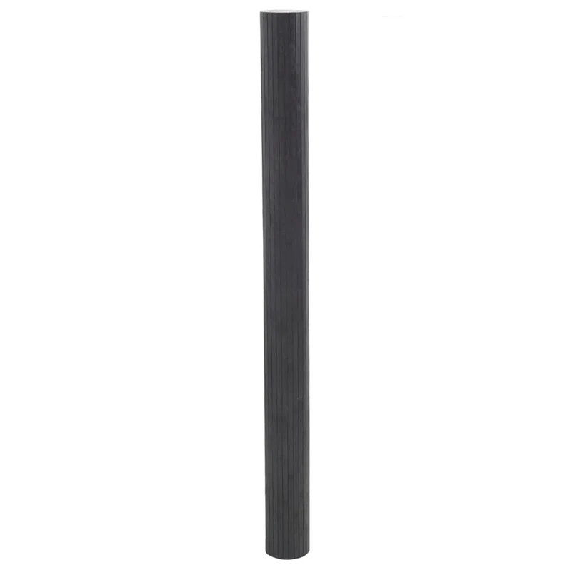 Paravent séparateur de pièce cloison 165 x 400 cm bambou gris DEC031144